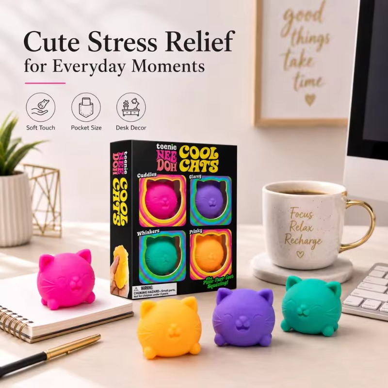 Trendiges Needoh Mini 4er-Pack – Fidget Cube Original Bewertung und Preis