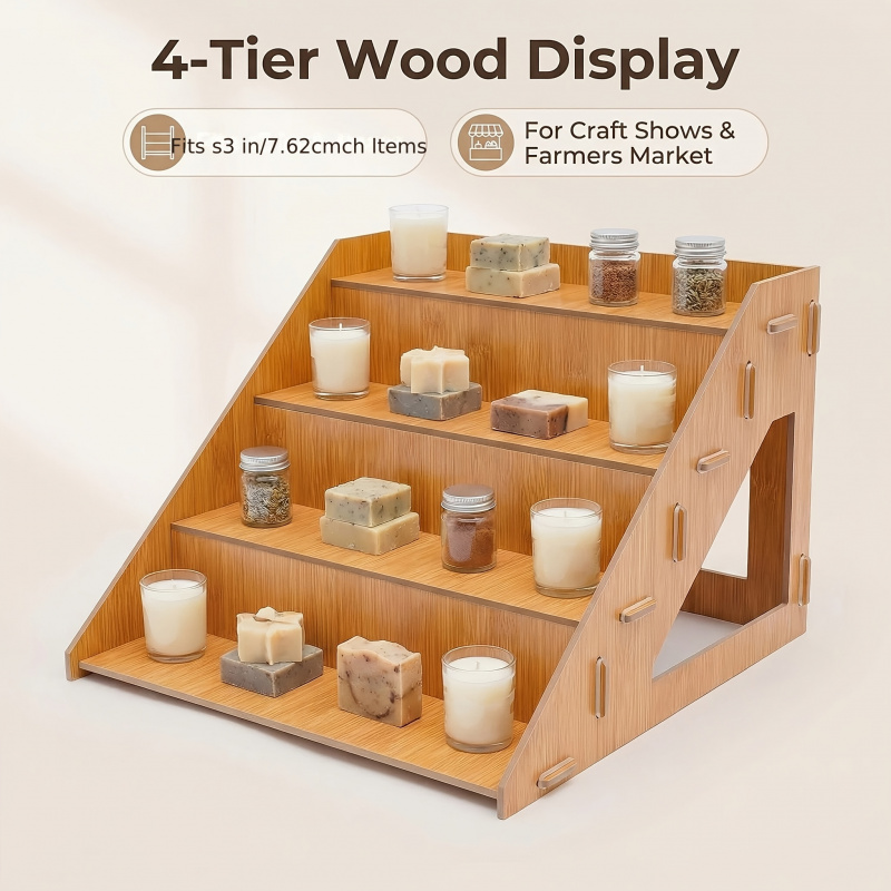 Holz-Displayständer, Stand für – Pop Display Shelf Bewertung und Preis