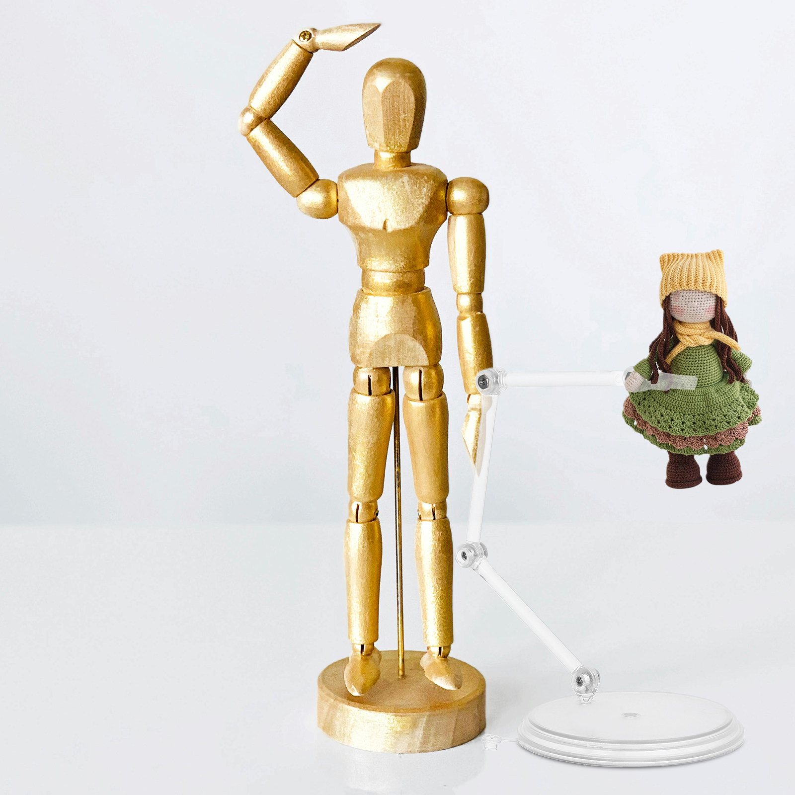 3 Stück transparente, höhenver – Action Figure Stand Bewertung und Preis